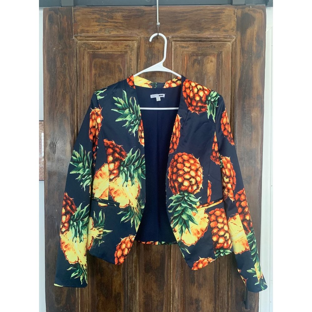 Pineapple Pattern Blazer